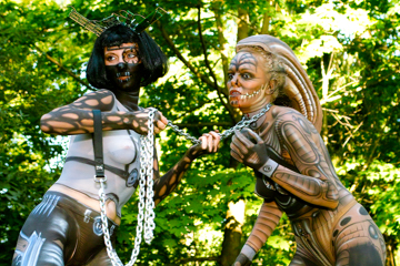 2007, Body Art, Bodypainting, Festival, In the year 2525, Jahr, Jahreszeit, Menschen und Aktivitäten, Sommer, Veranstaltung, WBF 2007