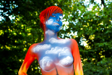 2007, Body Art, Bodypainting, Festival, In the year 2525, Jahr, Jahreszeit, Menschen und Aktivitäten, Sommer, Veranstaltung, WBF 2007