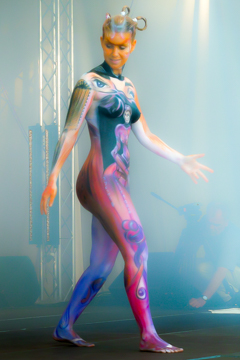 2007, Body Art, Bodypainting, Festival, Jahr, Jahreszeit, Menschen und Aktivitäten, Sommer, Veranstaltung, WBF 2007