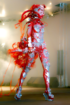 2007, Aufführung, Bodypainting, Bühne, Festival, In the year 2525, Jahr, Jahreszeit, Kunst, Menschen und Aktivitäten, Sommer, Veranstaltung, WBF 2007, Zivilisation