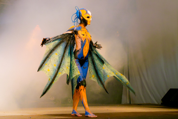 2007, Aufführung, Body Art, Bodypainting, Bühne, Festival, In the year 2525, Jahr, Jahreszeit, Kunst, Menschen und Aktivitäten, Sommer, Veranstaltung, WBF 2007, Zivilisation