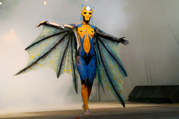 2007, Aufführung, Body Art, Bodypainting, Bühne, Festival, In the year 2525, Jahr, Jahreszeit, Kunst, Menschen und Aktivitäten, Sommer, Veranstaltung, WBF 2007, Zivilisation