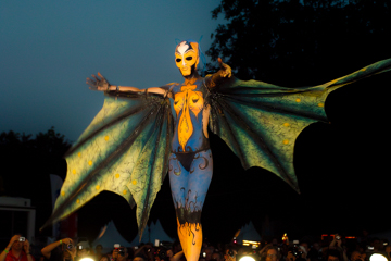 2007, Aufführung, Body Art, Bodypainting, Bühne, Festival, In the year 2525, Jahr, Jahreszeit, Kunst, Menschen und Aktivitäten, Sommer, Veranstaltung, WBF 2007, Zivilisation, indexPageImage