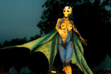 2007, Aufführung, Body Art, Bodypainting, Bühne, Festival, In the year 2525, Jahr, Jahreszeit, Kunst, Menschen und Aktivitäten, Sommer, Veranstaltung, WBF 2007, Zivilisation