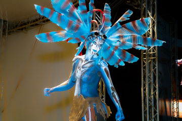 2007, Aufführung, Body Art, Bodypainting, Bühne, Festival, In the year 2525, Jahr, Jahreszeit, Kunst, Menschen und Aktivitäten, Sommer, Veranstaltung, WBF 2007, Zivilisation