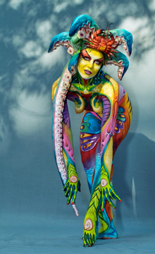 Bodypainting, Festival, Menschen und Aktivitäten, Veranstaltung, WBF 2007