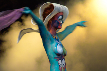 Bodypainting, Festival, Menschen und Aktivitäten, Veranstaltung, WBF 2007