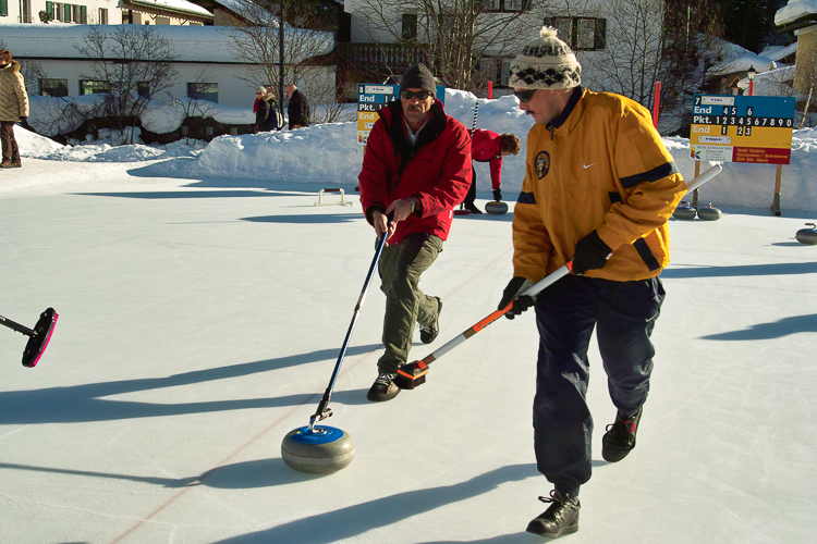 Curling, Openair, Bruno Meuli, Hanspeter van der Rijst; Team Sils Niggli