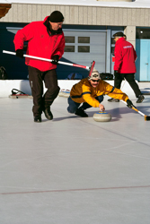 Curling, Openair, Filip Niggli, Hans-Peter van der Reijst; Team Sils Niggli