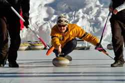 Curling, Openair, Hans-Peter van der Reijst; Team Sils Niggli