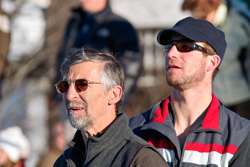 Curling, Openair, Giandaplatta, 'Father and Son' Pedrun; Team Sils Saluver