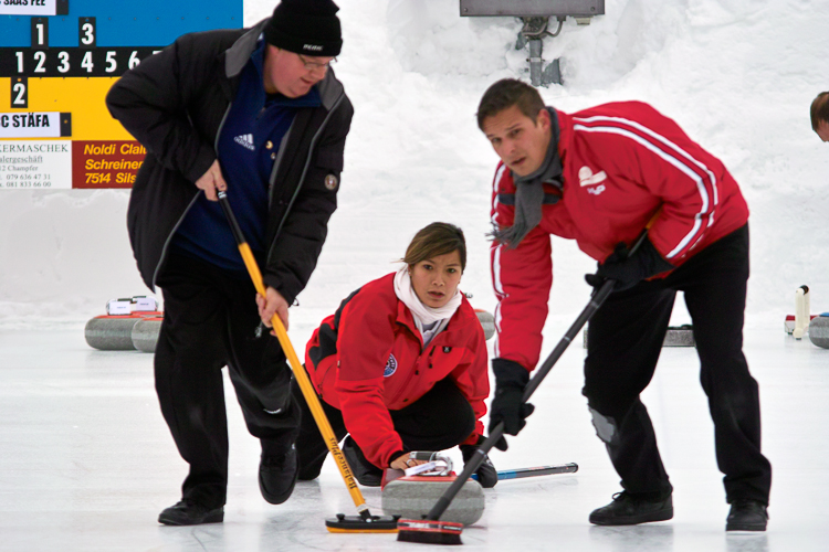 Curling, Meisterschaft, Openair, Sport, Winter, championships, outdoor recreation, recreation, sports & recreation, winter recreation, 38. Curling Open-Air Championships