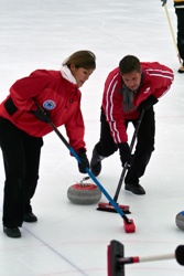 Curling, Meisterschaft, Openair, Sport, Winter, championships, outdoor recreation, recreation, sports & recreation, winter recreation, 38. Curling Open-Air Championships