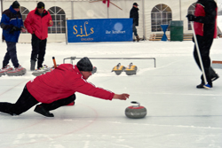 Curling, Meisterschaft, Openair, Sport, Winter, championships, outdoor recreation, recreation, sports & recreation, winter recreation, 38. Curling Open-Air Championships