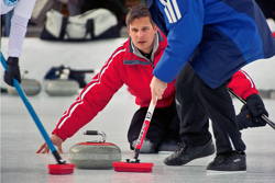 Curling, Meisterschaft, Openair, Sport, Winter, championships, outdoor recreation, recreation, sports & recreation, winter recreation, 38. Curling Open-Air Championships