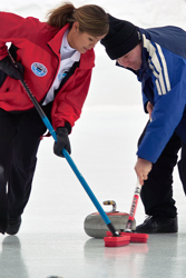 Curling, Meisterschaft, Openair, Sport, Winter, championships, outdoor recreation, recreation, sports & recreation, winter recreation, 38. Curling Open-Air Championships