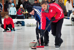 Curling, Meisterschaft, Openair, Sport, Winter, championships, outdoor recreation, recreation, sports & recreation, winter recreation, 38. Curling Open-Air Championships
