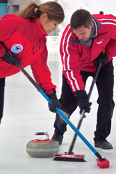 Curling, Meisterschaft, Openair, Sport, Winter, championships, outdoor recreation, recreation, sports & recreation, winter recreation, 38. Curling Open-Air Championships