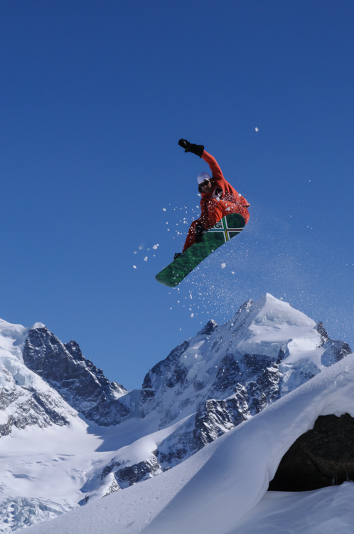 Free-Rider, Piz Corvatsch, snowboard