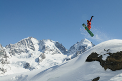 Free-Rider, Piz Corvatsch, snowboard