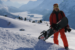 Free-Rider, Piz Corvatsch, snowboard