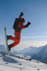 Free-Rider, Piz Corvatsch, snowboard