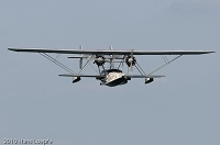 First landing approach of Sikorsky S-38