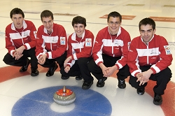 Team-Switzerland: Peter de Cruz, Benoît Schwarz, Roger Gulka, Valetin Tanner, Dominik Märki, SUI-SWE/5-4