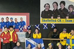 Spectators watching the Play-Offs Woman