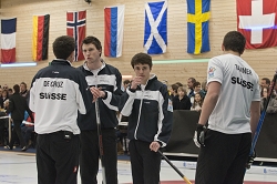 Final Men's Scotland-Switzerland, SCO-SUI/6-7, Team-Switzerland: Peter de Cruz, Benoît Schwarz, Roger Gulka, Valetin Tanner, Dominik Märki