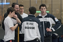 Final Men's Scotland-Switzerland, SCO-SUI/6-7, Team-Switzerland: Peter de Cruz, Benoît Schwarz, Roger Gulka, Valetin Tanner, Dominik Märki