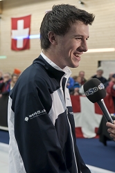 Interviews with member of the winning team. 