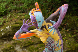 Austria, Pörtschach, World Bodypainting Festival, Wörthersee