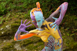 Austria, Pörtschach, World Bodypainting Festival, Wörthersee