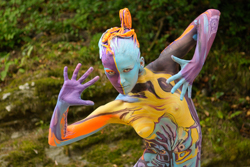 Austria, Pörtschach, World Bodypainting Festival, Wörthersee