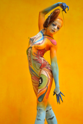 Austria, Pörtschach, World Bodypainting Festival, Wörthersee