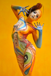 Austria, Pörtschach, World Bodypainting Festival, Wörthersee