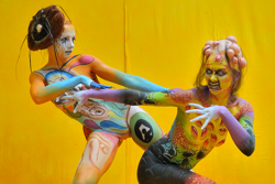 Austria, Pörtschach, World Bodypainting Festival, Wörthersee