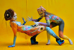 Austria, Pörtschach, World Bodypainting Festival, Wörthersee