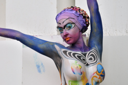 Austria, Pörtschach, World Bodypainting Festival, Wörthersee