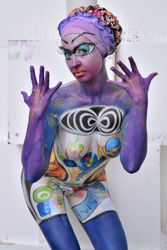 Austria, Pörtschach, World Bodypainting Festival, Wörthersee