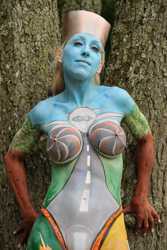 Austria, Pörtschach, World Bodypainting Festival, Wörthersee