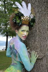 Austria, Pörtschach, World Bodypainting Festival, Wörthersee