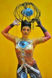 Austria, Pörtschach, World Bodypainting Festival, Wörthersee