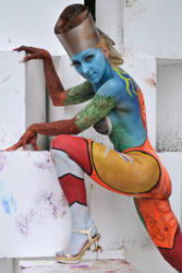 Austria, Pörtschach, World Bodypainting Festival, Wörthersee