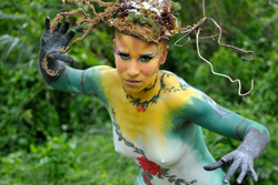 Austria, Pörtschach, World Bodypainting Festival, Wörthersee