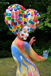Austria, Pörtschach, World Bodypainting Festival, Wörthersee