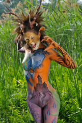 Austria, Pörtschach, World Bodypainting Festival, Wörthersee