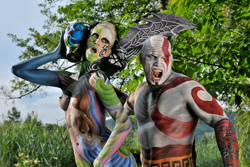 Austria, Pörtschach, World Bodypainting Festival, Wörthersee