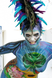 Austria, Pörtschach, World Bodypainting Festival, Wörthersee